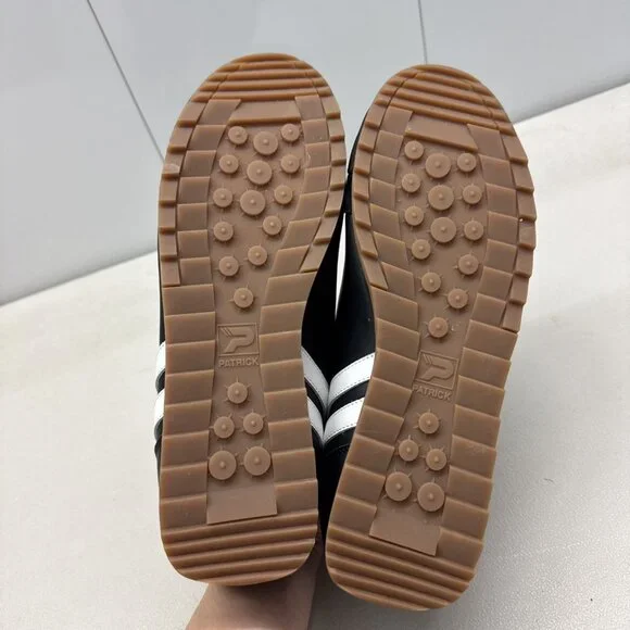 Patrick Liverpool Mens Trainers Casual Shoes Black Size 12 - Picture 6 of 6